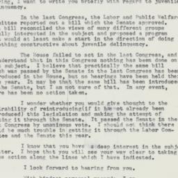 Letter: 1958 June 19