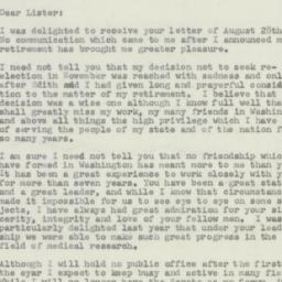 Letter: 1956 September 1