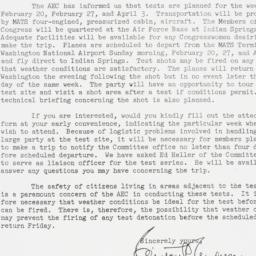 Letter: 1955 January 21