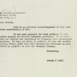 Letter: 1949 October 20