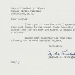 Letter: 1956 February 15