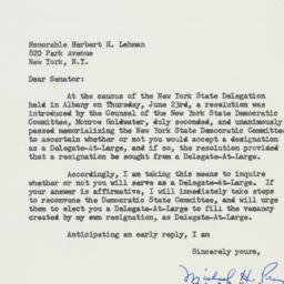 Letter: 1960 June 24