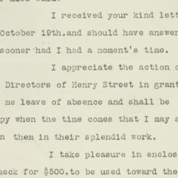 Letter: 1917 October 29