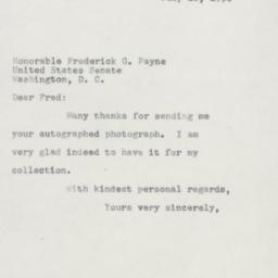 Letter: 1954 July 10