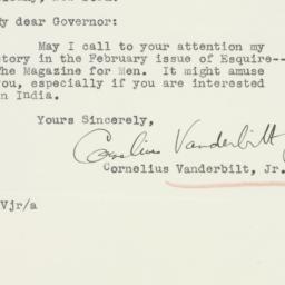 Letter: 1934 January 26
