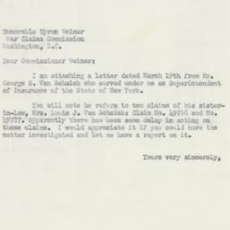 Letter: 1951 March 21