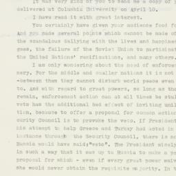 Letter: 1947 April 14