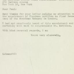 Letter: 1945 May 17