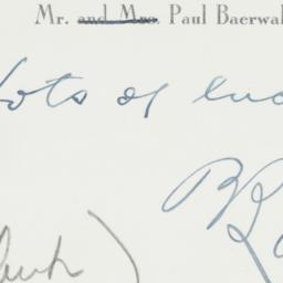 Letter: 1949 October 19