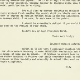 Letter: 1927 January 29