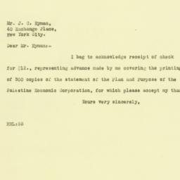 Letter: 1925 September 24