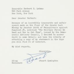 Letter: 1959 August 27