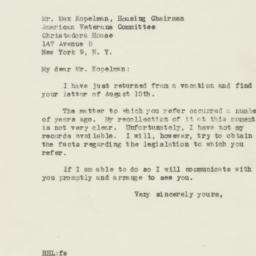 Letter: 1946 August 27