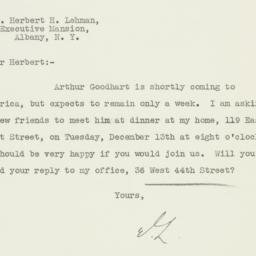 Telegram: 1938 November 29