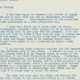 Letter: 1940 August 16