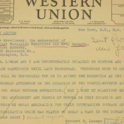 Pamphlet: 1944 November 7