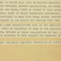 Letter: 1950 September 7