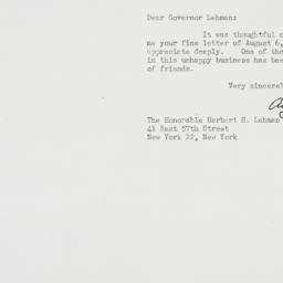 Letter: 1948 August 13