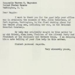 Letter: 1952 January 30