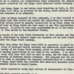 Memorandum: 1955 May 19