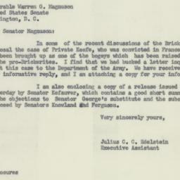 Letter: 1954 February 12