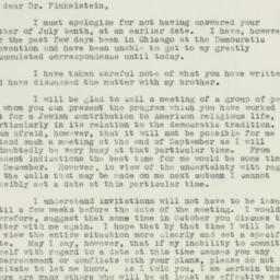 Letter: 1940 July 20
