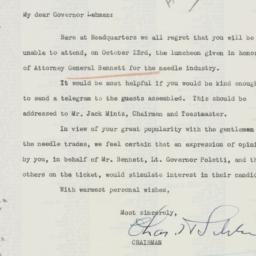 Letter: 1942 October 27