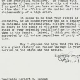 Letter: 1949 September 5