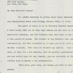 Letter: 1942 October 23