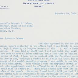 Letter: 1934 November 20