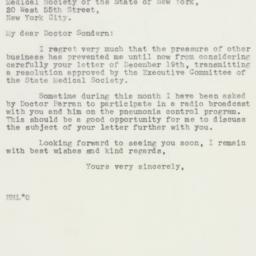 Letter: 1936 January 9