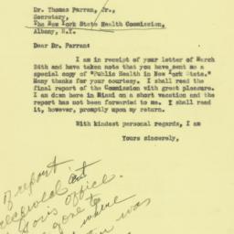 Letter: 1932 March 30