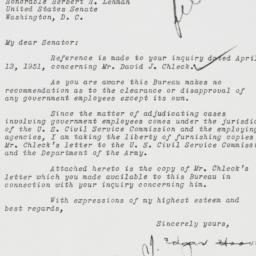 Letter: 1951 April 21