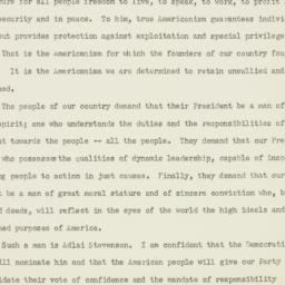 Speech: 1956 August 16