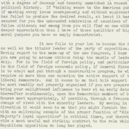 Letter: 1952 November 5