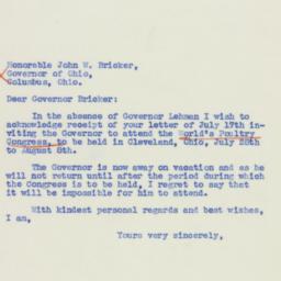 Letter: 1939 July 20