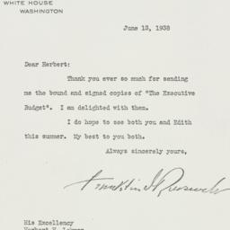 Letter: 1938 June 13