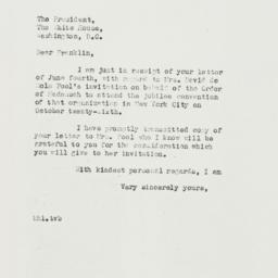 Letter: 1937 June 9