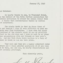 Letter: 1940 January 17