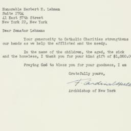 Letter: 1960 March 29