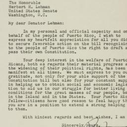 Letter: 1950 August 8