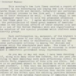 Letter: 1960 April 11