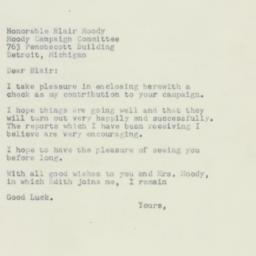 Letter: 1952 September 22
