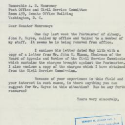 Letter: 1954 May 20