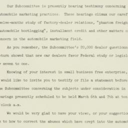Letter: 1956 February 29