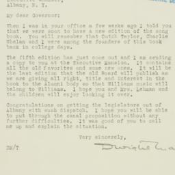 Letter: 1933 October 20