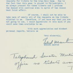 Memorandum: 1951 October 9
