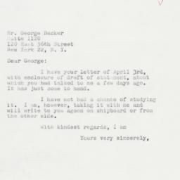 Letter: 1959 April 7
