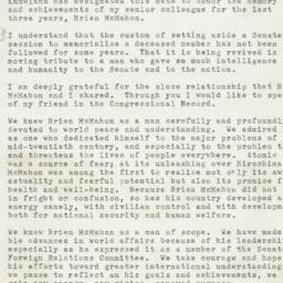 Letter: 1953 February 19