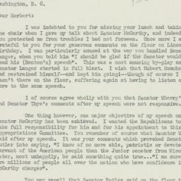 Letter: 1951 February 17